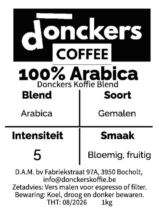 1kg 100% Arabica Ground Blend (1kg Bag)