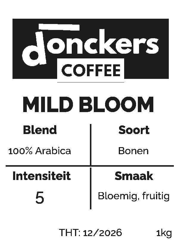 1kg Donckers Koffie Mild Bloom (1kg zakken)