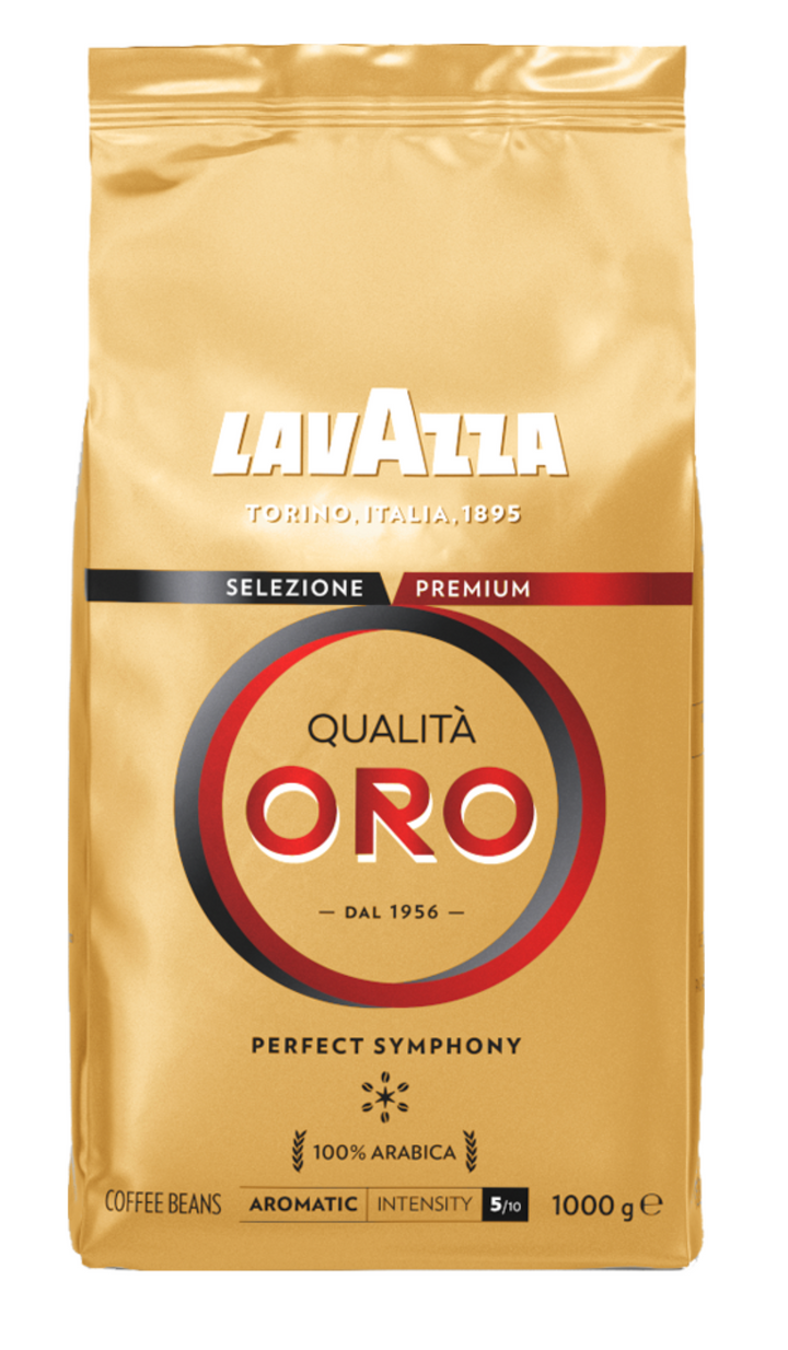 6kg Lavazza qualita oro bonen 1 kg.