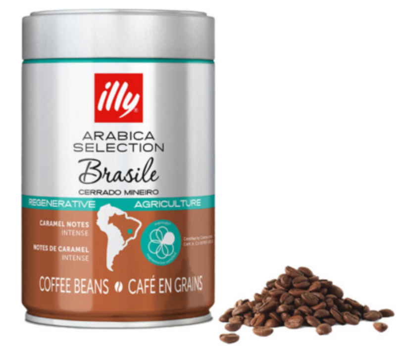 3kg Illy arabica selection Brasile beans tin 250 gr.