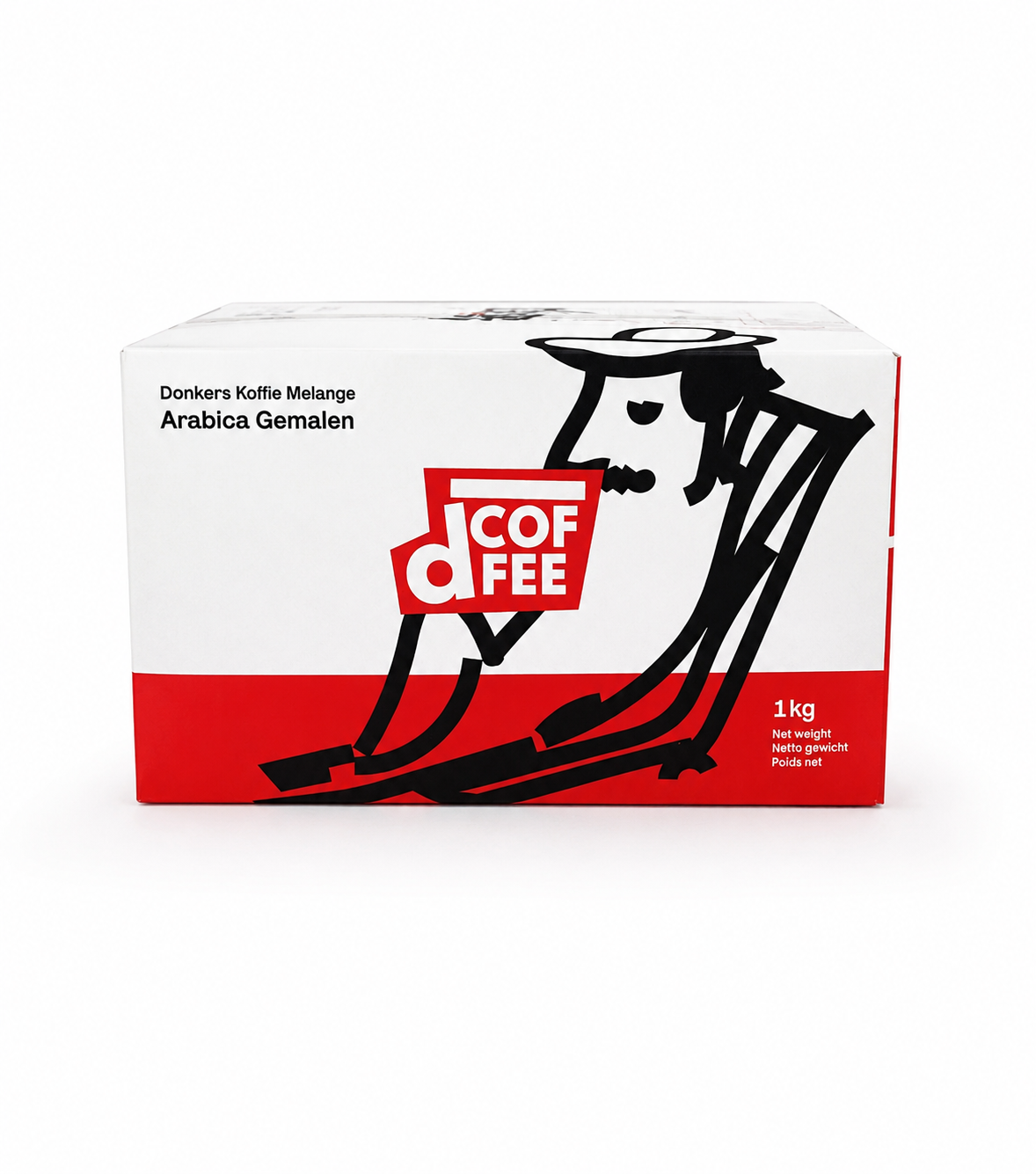 1kg Donckers Koffie Blend Arabica Gemalen  (2 x 500g vacuüm verpakking)