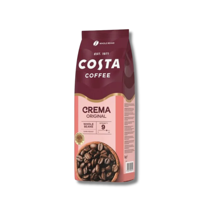 Costa coffee caffè crema blend dark roast bonen 1 kg.