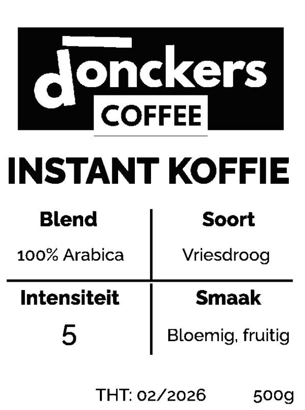 Donckers Koffie Instant 500gr
