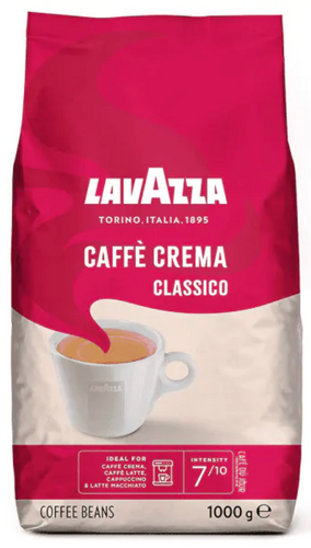 6kg Lavazza caffe crema classico beans 1 kg.
