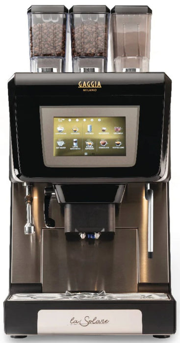 Gaggia Milano La Solare 2ES + 14Gr. + 1PO + Lait frais + FAIBLE VAPEUR 